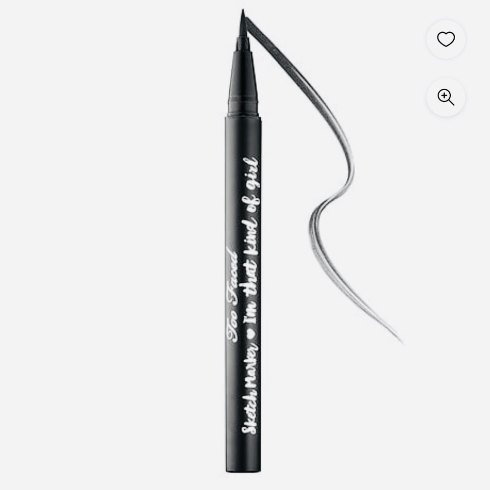New in the box Too Faced Sketch Marker liquid eyeliner in black